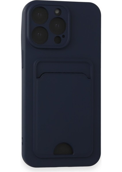 iPhone 14 Pro Max Kart Bölmeli Silikon Kılıf Rcv/kelvin