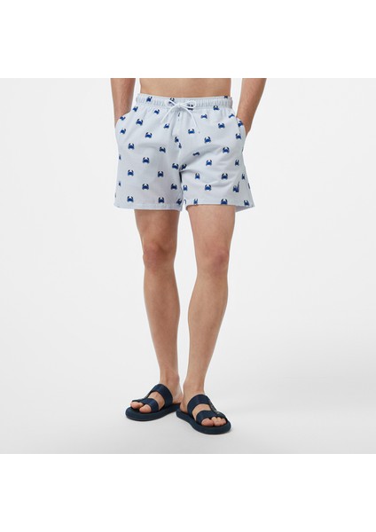 Erkek Lacivert Regular Fit Çizgili Deniz Şortu modelleri