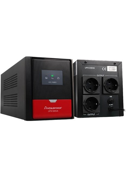 UPS1200VA 1200VA 12V7.5AHX2 Ups Kesintisiz Güç Kaynağı Line - Interaktif