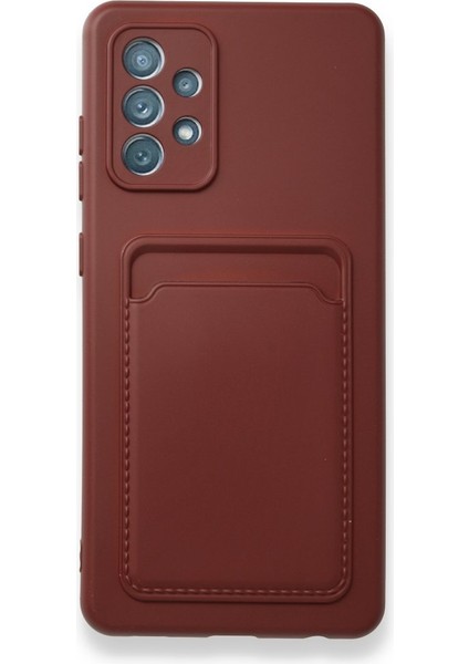Samsung Galaxy A52S Kart Bölmeli Silikon Kılıf Rcv/kelvin