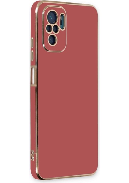Redmi Note 10 Parlak Yapılı Silikon Kılıf Rcv/volet