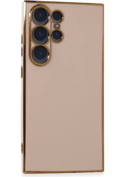 Samsung Galaxy S24 Ultra Parlak Yapılı Silikon Kılıf Rcv/volet