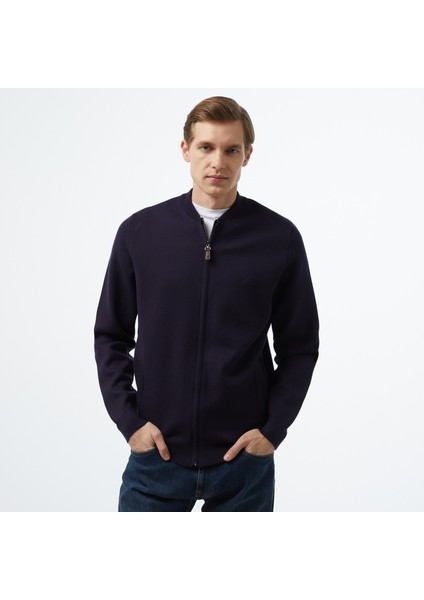 Erkek Lacivert Regular Fit Hırka S37129T.4NV