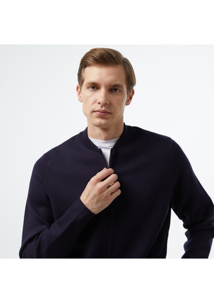 Erkek Lacivert Regular Fit Hırka S37129T.4NV fırsatları