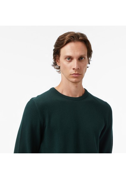 Erkek Yeşil Classic Fit Kazak S57200T.3KF fırsatları