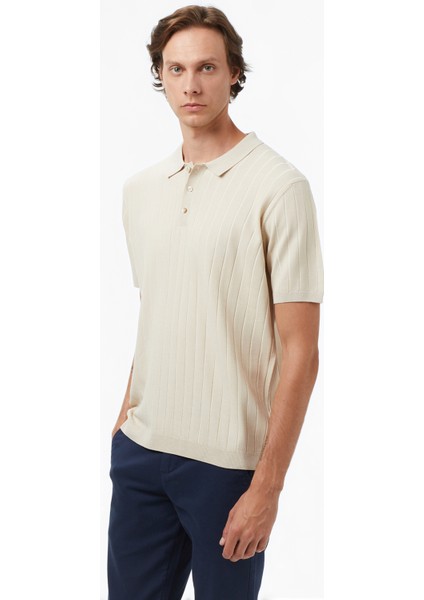 Erkek Bej Classic Fit Kazak S57307T.2AU