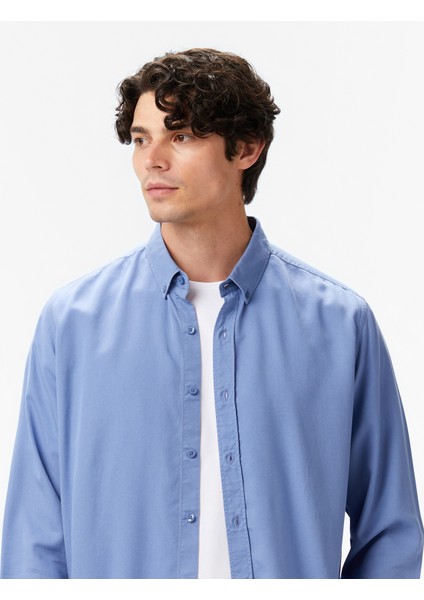 Erkek Mavi Classic Fit Gömlek W57232T.4MY fırsatları
