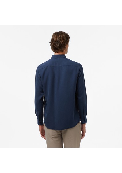 Erkek Lacivert Classic Fit Gömlek W57232T.4NV fiyatları