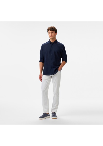 Erkek Lacivert Classic Fit Gömlek W55450T.4NV modelleri