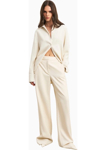Effortless Wide Leg Trousers Geniş Paça Dökümlü Kadın Pantolon modelleri