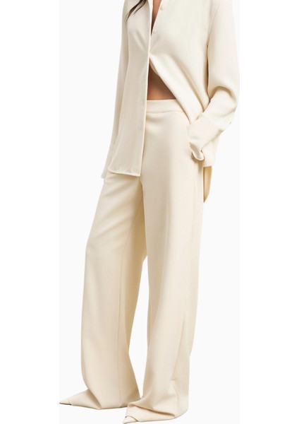 Effortless Wide Leg Trousers Geniş Paça Dökümlü Kadın Pantolon fırsatları