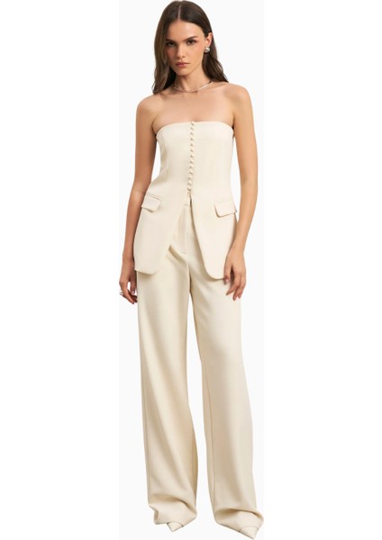Effortless Wide Leg Trousers Geniş Paça Dökümlü Kadın Pantolon indirimleri