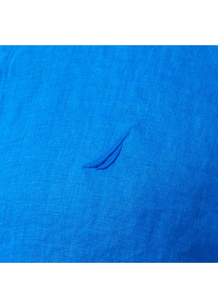 Erkek Mavi Classic Fit Keten Gömlek W55101T.4SJ indirimleri