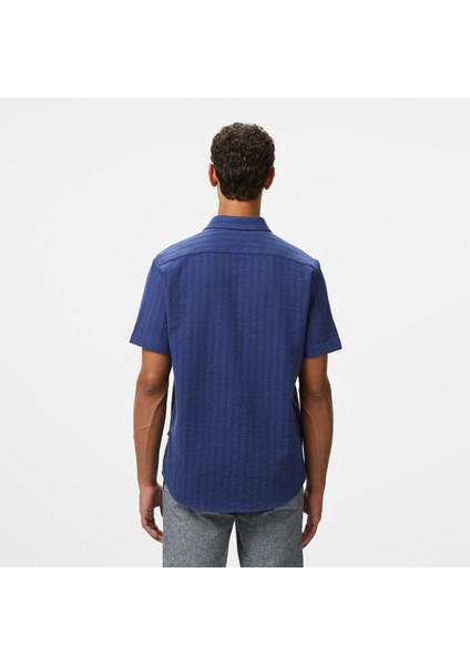 Erkek Lacivert Classic Fit Gömlek W55412T.4NV