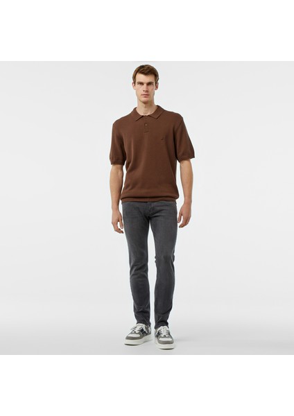 Erkek Kahverengi Classic Fit Kısa Kollu Triko S47303T.2CZ modelleri