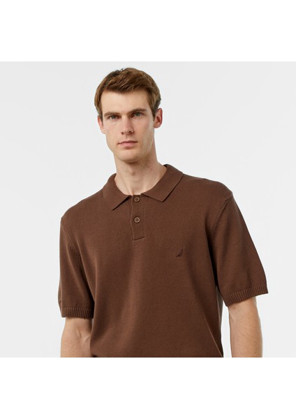 Erkek Kahverengi Classic Fit Kısa Kollu Triko S47303T.2CZ fırsatları