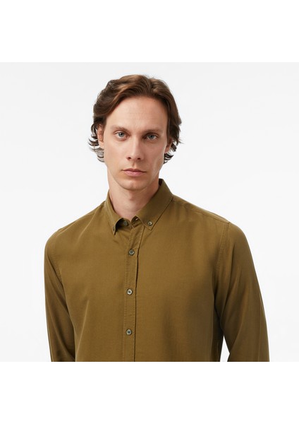 Erkek Yeşil Classic Fit Gömlek W57232T.3CF fırsatları