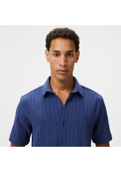 Erkek Lacivert Classic Fit Gömlek W55412T.4NV fırsatları