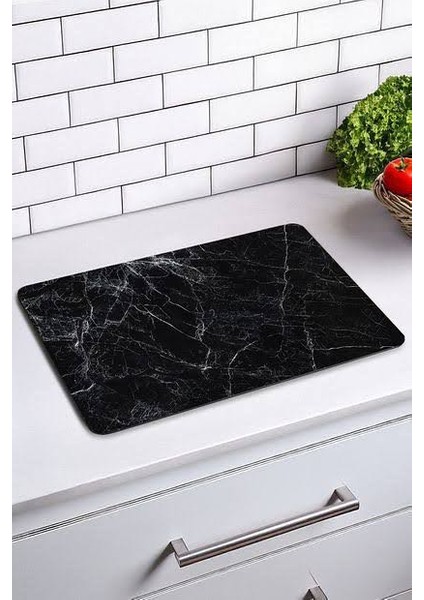 Mermer Desenli Doğrama Tahtası Cam