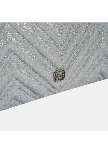 Kadın Gümüş Omuz Askılı Portföy Çanta