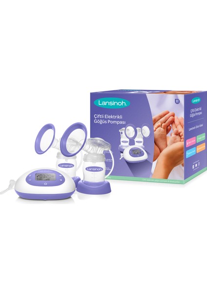 Çiftli Elektrikli Göğüs Süt Sağma Pompası