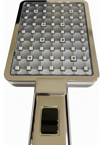 TUA Armatur Venüs Diktörtgen Robot Tepe Yağmurlama Duş Başlığı Kafası ve El Duşu Takımı