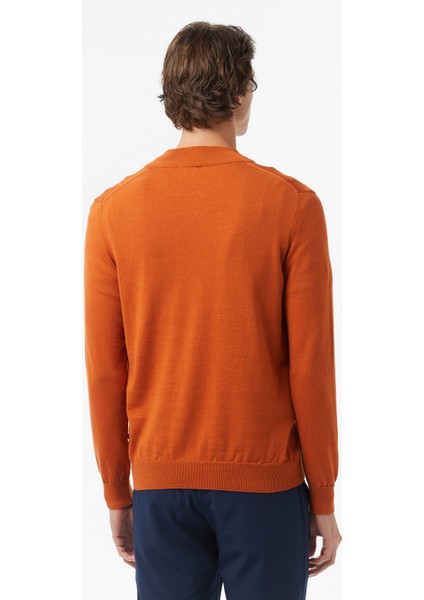 Erkek Turuncu Classic Fit Kazak S57104T.2BN fiyatları