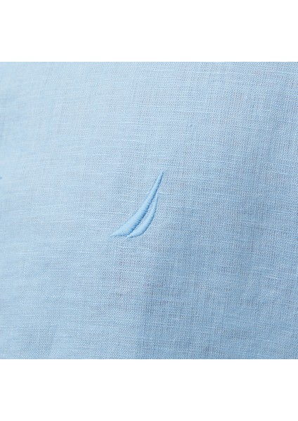 Erkek Mavi Classic Fit Keten Gömlek W55101T.4NN indirimleri