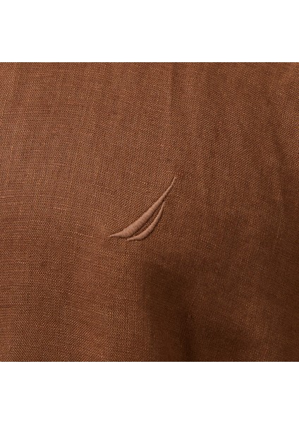 Erkek Kahverengi Classic Fit Gömlek W55101T.2CC