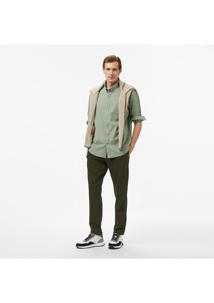 Erkek Yeşil Classic Fit Gömlek W57428T.3LP modelleri