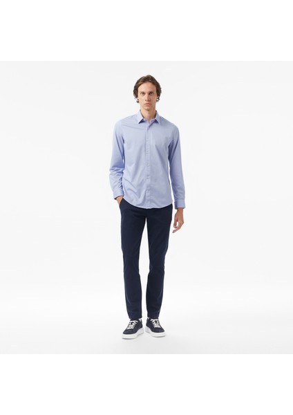 Erkek Mavi Slim Fit Gömlek W57430T.4NN modelleri