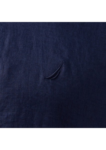 Erkek Lacivert Classic Fit Keten Gömlek W55101T.4NV indirimleri