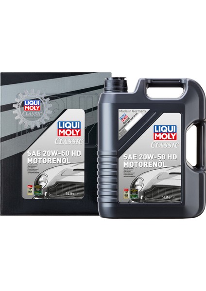 Liqui Moly Klasik Otomobil Motor Yağı 20W50 Hd 5 Litre Lm 1129