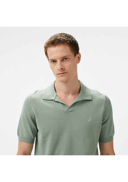 Erkek Yeşil Classic Fit Triko S55109T.3SB fırsatları