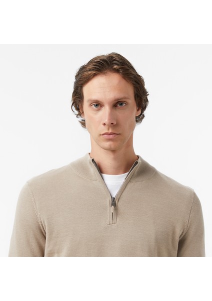 Erkek Bej Classic Fit Kazak S57104T.1FS fırsatları