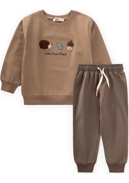 Sweatshirt Takım 1-5 Yaş K Hardal