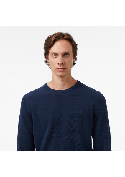 Erkek Lacivert Classic Fit Kazak S57200T.4NV fırsatları