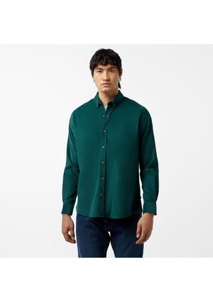 Erkek Yeşil Classic Fit Gömlek W47424T.3JB
