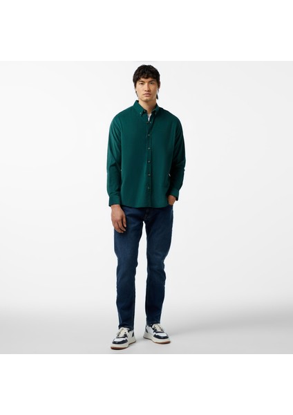 Erkek Yeşil Classic Fit Gömlek W47424T.3JB modelleri