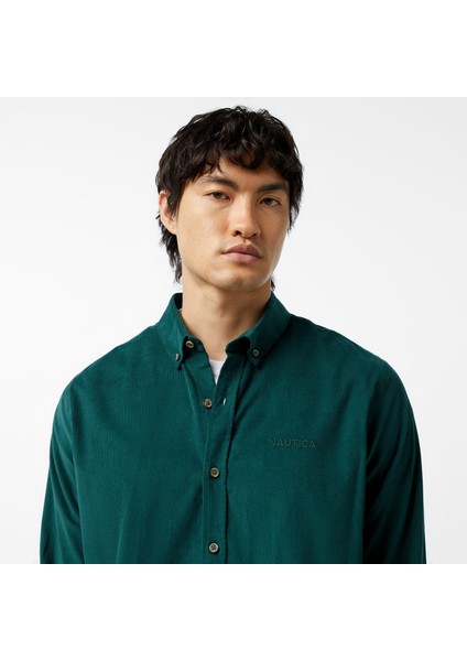 Erkek Yeşil Classic Fit Gömlek W47424T.3JB fırsatları