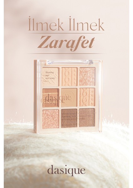 Mat ve Işıltılı Renk Seçenekleri Sunan Far Paleti Dasıque Shadow Palette (#15 Beige Knit)