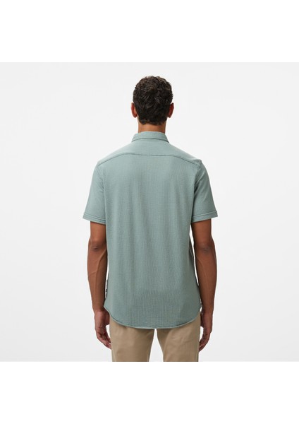 Erkek Yeşil Classic Fit Gömlek W55416T.3SB