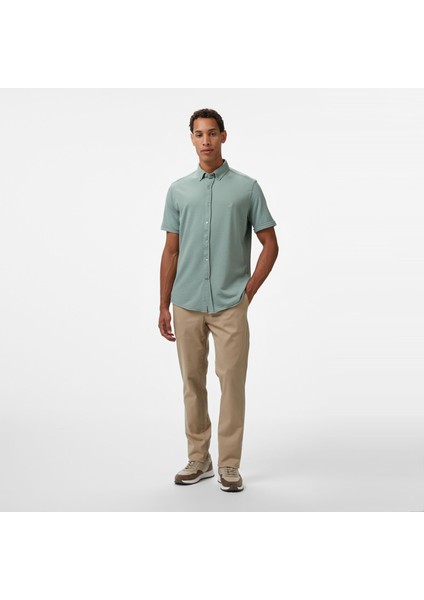Erkek Yeşil Classic Fit Gömlek W55416T.3SB