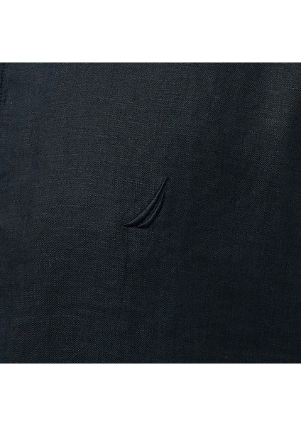 Erkek Siyah Classic Fit Keten Gömlek W55100T.0TB indirimleri