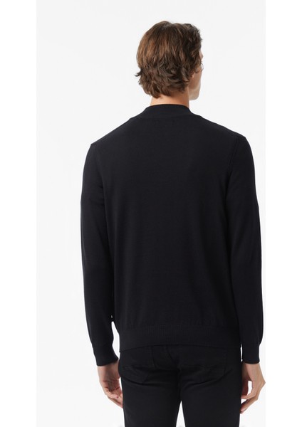 Erkek Siyah Classic Fit Kazak S57104T.0TB fiyatları