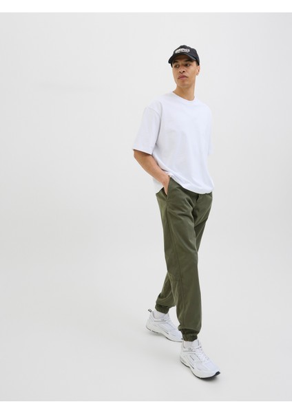 Jack Jones Erkek Jogger Paçası Ribanalı Pantolon 12278949 fırsatları