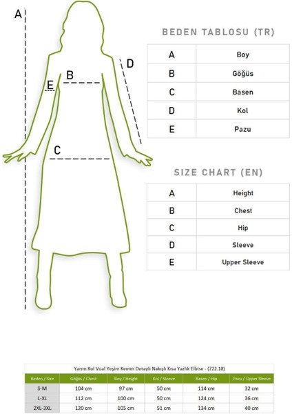 Yarım Kol Vual Yeşim Kemer Detaylı Nakışlı Kısa Yazlık Elbise Beyaz Byz