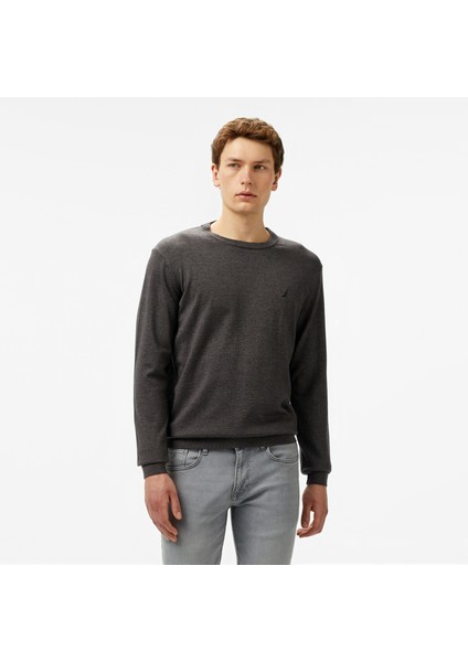 Erkek Gri Kazak SE47100T.00E