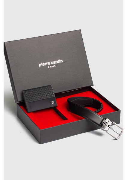 -Set 7- % 100 Hakiki Deri Özel Hediye Kutulu Damat Kemer Cüzdan Çeyiz Seti