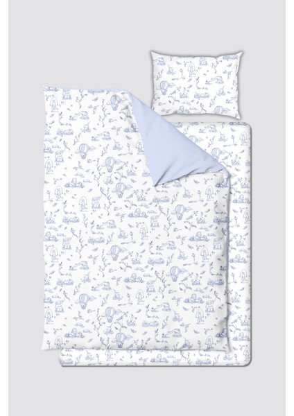 Bebek/çocuk Nevresim Takımı - Toıle De Jouy / Mavi